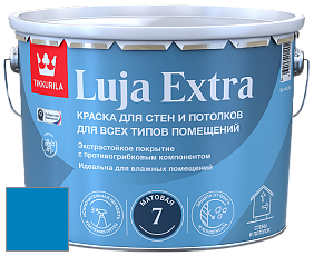 Краска Tikkurila Luja Extra 7 матовая краска для влажных помещений цвет NCS S 2065-R90B 