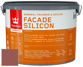 Краска Tikkurila Facade Silicon краска фасадная цвет Q341 