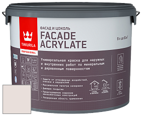 Краска Tikkurila Facade Acrylate краска фасадная цвет Y477 