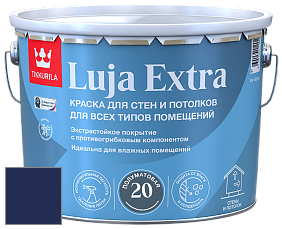 Краска Tikkurila Luja 20 Extra полуматовая краска для влажных помещений цвет RAL 5013 