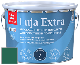 Краска Tikkurila Luja Extra 7 матовая краска для влажных помещений цвет NCS S 5040-B90G 