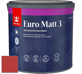 Краска Tikkurila Euro Matt 3 краска для стен и потолков цвет N327 