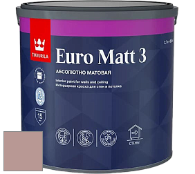 Краска Tikkurila Euro Matt 3 краска для стен и потолков цвет V417 