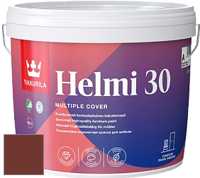 Краска Tikkurila Helmi 30 краска для мебели цвет RAL 3009 
