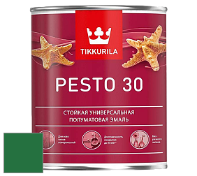 Краска Tikkurila Euro Pesto 30 эмаль цвет NCS S 3560-G10Y 