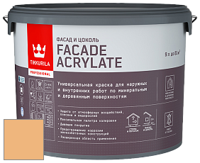 Краска Tikkurila Facade Acrylate краска внутренних и наружных работ цвет Q157 Mehiläinen