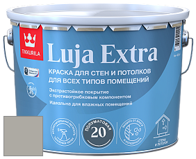 Краска Tikkurila Luja 20 Extra полуматовая краска для влажных помещений цвет M497 Пепел