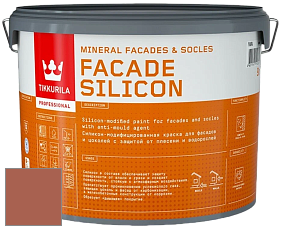 Краска Tikkurila Facade Silicon краска фасадная цвет 4865 