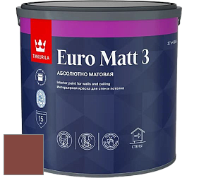 Краска Tikkurila Euro Matt 3 краска для стен и потолков цвет N414 