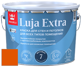Краска Tikkurila Luja Extra 7 матовая краска для влажных помещений цвет RAL 2009 