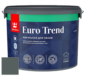 Краска Tikkurila Euro Trend краска для стен и потолков цвет N439 Впадина