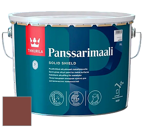 Краска Tikkurila Panssarimaali краска по металлу цвет 0384 Красное железо