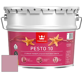 Краска Tikkurila Euro Pesto 10 эмаль цвет NCS S 2030-R20B 