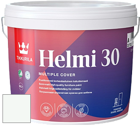 Краска Tikkurila Helmi 30 краска для мебели цвет RAL 9003 