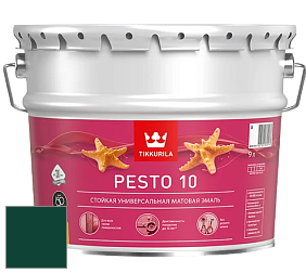 Краска Tikkurila Euro Pesto 10 эмаль цвет RAL 6005 