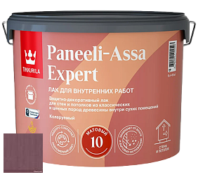 Краска Tikkurila Paneeli Assa Expert 10 интерьерный матовый лак цвет 3461 Слива