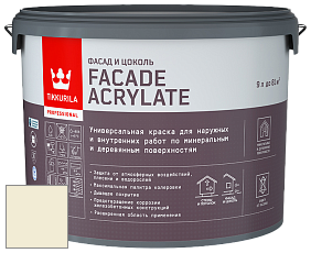 Краска Tikkurila Facade Acrylate краска фасадная цвет F389 