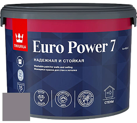 Краска Tikkurila Euro Power 7 краска для стен и потолков цвет N502 