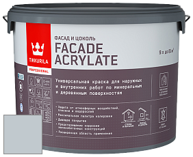 Краска Tikkurila Facade Acrylate краска фасадная цвет 2681 Untamo