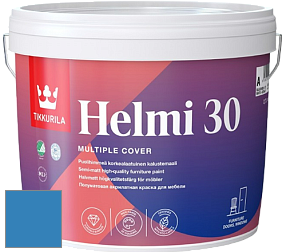 Краска Tikkurila Helmi 30 краска для мебели цвет RAL 5012 