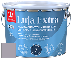 Краска Tikkurila Luja Extra 7 матовая краска для влажных помещений цвет S427 Чары