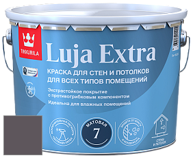 Краска Tikkurila Luja Extra 7 матовая краска для влажных помещений цвет V502 Инжир