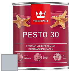 Краска Tikkurila Euro Pesto 30 эмаль цвет K498 Гавань