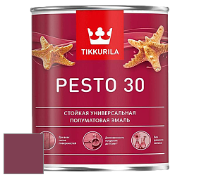 Краска Tikkurila Euro Pesto 30 эмаль цвет NCS S 4050-R20B 