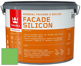 Краска Tikkurila Facade Silicon краска фасадная цвет NCS S 0570-G20Y 