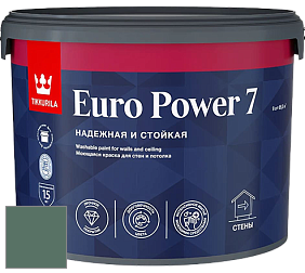 Краска Tikkurila Euro Power 7 краска для стен и потолков цвет S376 