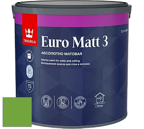 Краска Tikkurila Euro Matt 3 краска для стен и потолков цвет L382 