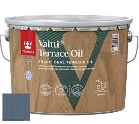 Краска Tikkurila Valtti Terrace Oil масло для наружных работ по дереву цвет 5085 Ilta