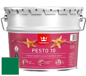 Краска Tikkurila Euro Pesto 10 эмаль цвет NCS S 3560-G 
