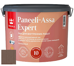 Краска Tikkurila Paneeli Assa Expert 10 интерьерный матовый лак цвет 5074 Karhu