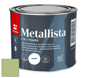 Краска Tikkurila Metallista краска по металлу цвет K385 Сафари