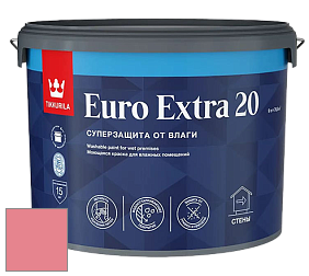 Краска Tikkurila Euro Extra 20 краска для стен и потолков цвет J324 