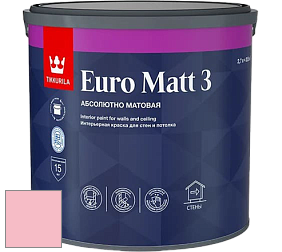 Краска Tikkurila Euro Matt 3 краска для стен и потолков цвет G327 