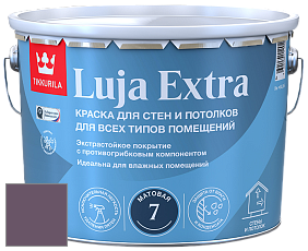 Краска Tikkurila Luja Extra 7 матовая краска для влажных помещений цвет NCS S 6020-R40B 
