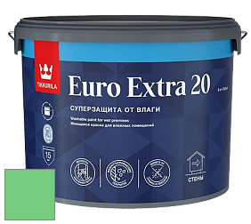 Краска Tikkurila Euro Extra 20 краска для стен и потолков цвет NCS S 0560-G10Y 