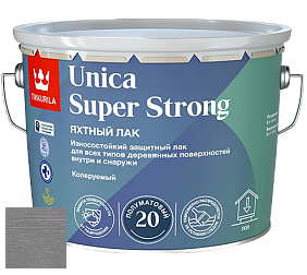Краска Tikkurila Unica Super Strong (полуматовый) лак яхтный цвет 3437 Дикая птица