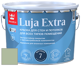 Краска Tikkurila Luja Extra 7 матовая краска для влажных помещений цвет V384 Камелия