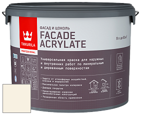 Краска Tikkurila Facade Acrylate краска фасадная цвет F395 