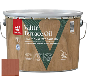 Краска Tikkurila Valtti Terrace Oil масло для наружных работ по дереву цвет 5055 Mänty