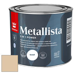 Краска Tikkurila Metallista краска по металлу цвет Y396 Травертин