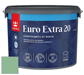 Краска Tikkurila Euro Extra 20 краска для стен и потолков цвет NCS S 2030-G10Y 