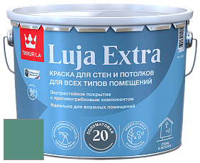Краска Tikkurila Luja 20 Extra полуматовая краска для влажных помещений цвет S373 Босфор