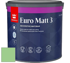 Краска Tikkurila Euro Matt 3 краска для стен и потолков цвет X380 
