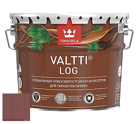 Краска Tikkurila Valtti Log грунтовочный антисептик по дереву цвет 5075 Kihokki