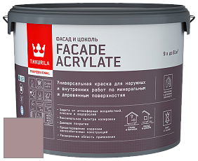 Краска Tikkurila Facade Acrylate краска внутренних и наружных работ цвет 4875 
