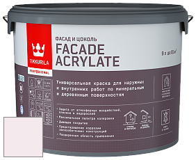 Краска Tikkurila Facade Acrylate краска фасадная цвет F340 